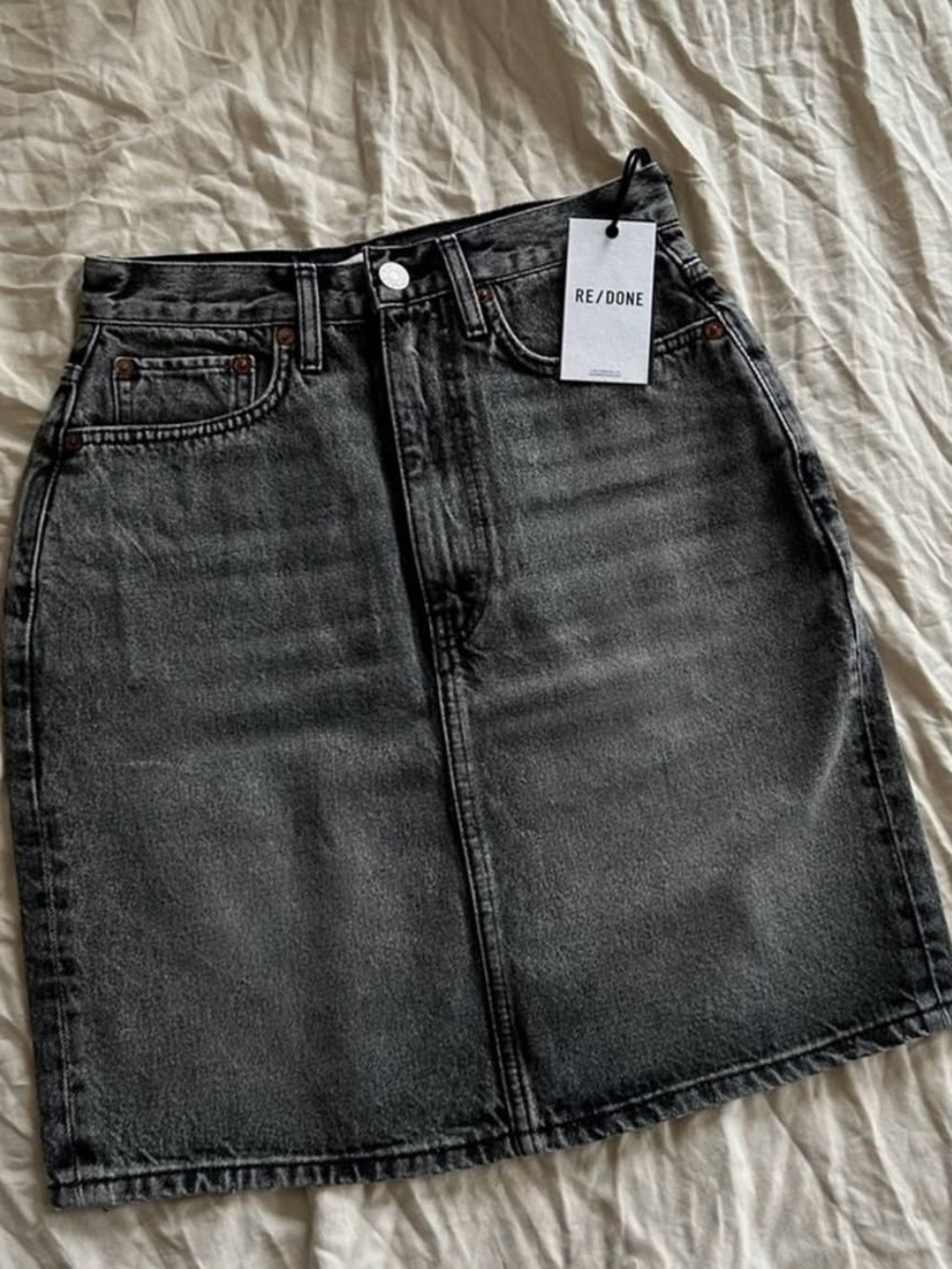 RE/DONE Denim Pencil Skirt—NWT!!